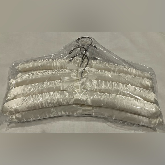 Elegant Satin Padded Hangers - Bone color - Picture 1 of 4